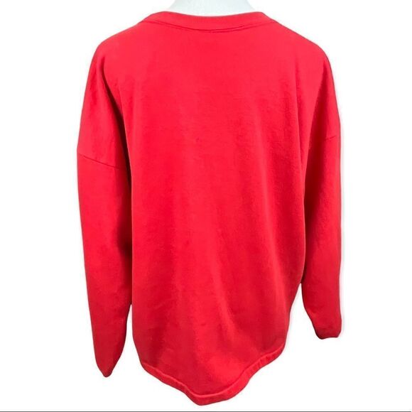 Vintage 80’s Guess Boxy Neon Rainbow Graffiti Spell Out Sweatshirt Large - Picture 3 of 7